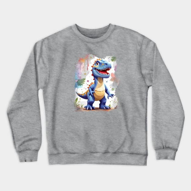 Cute Jurassic T-Rex Tyrannosaurus Rex Crewneck Sweatshirt by Jurassic Merch